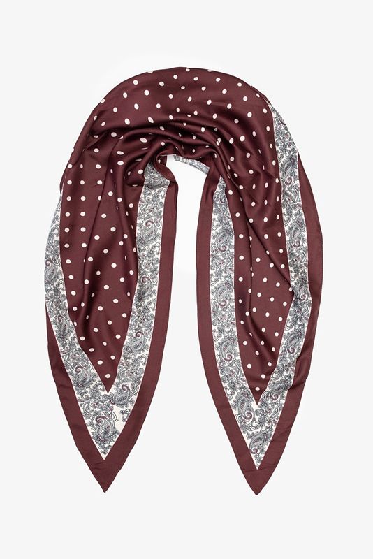 Antler | Triangle Scarf | Merlot Spot