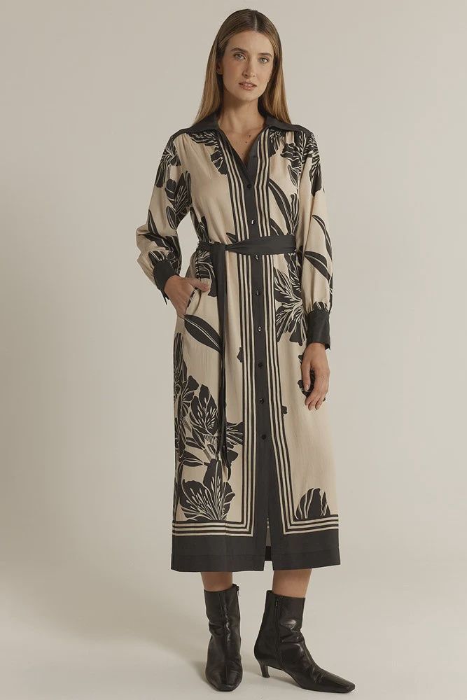 Fate + Becker | June Shirt Dress | Cream