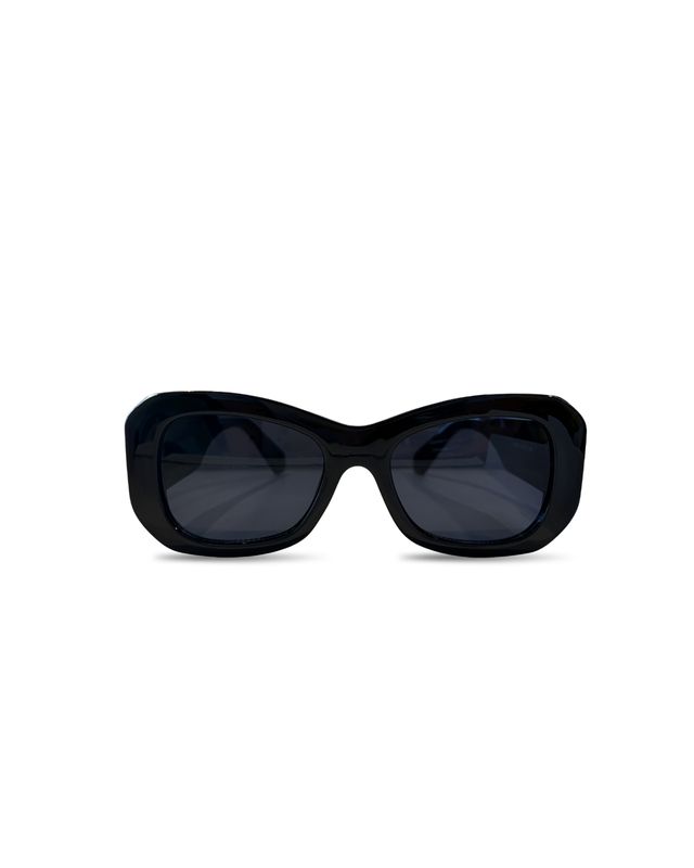 Sparkle Sunglasses | Rounded Glasses | Black