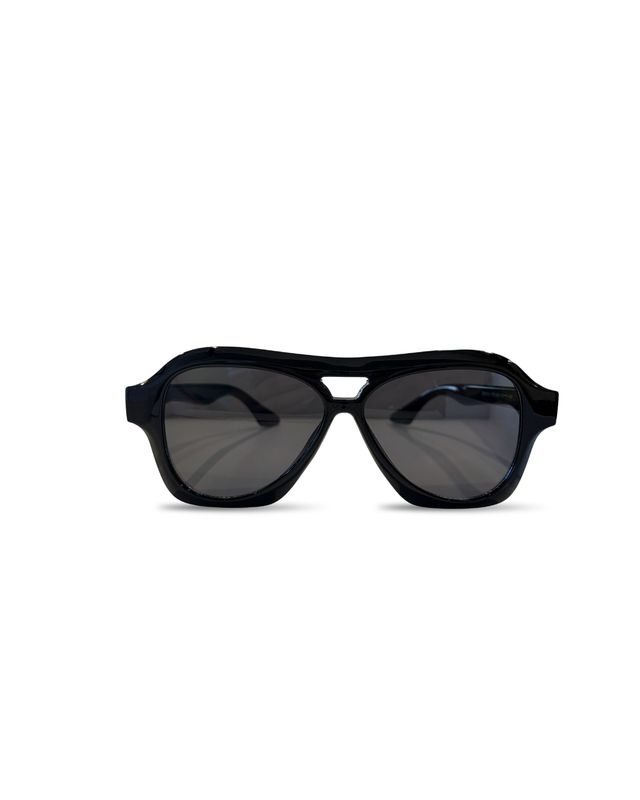 Sparkle Sunglasses | Butterfly aviators | Black