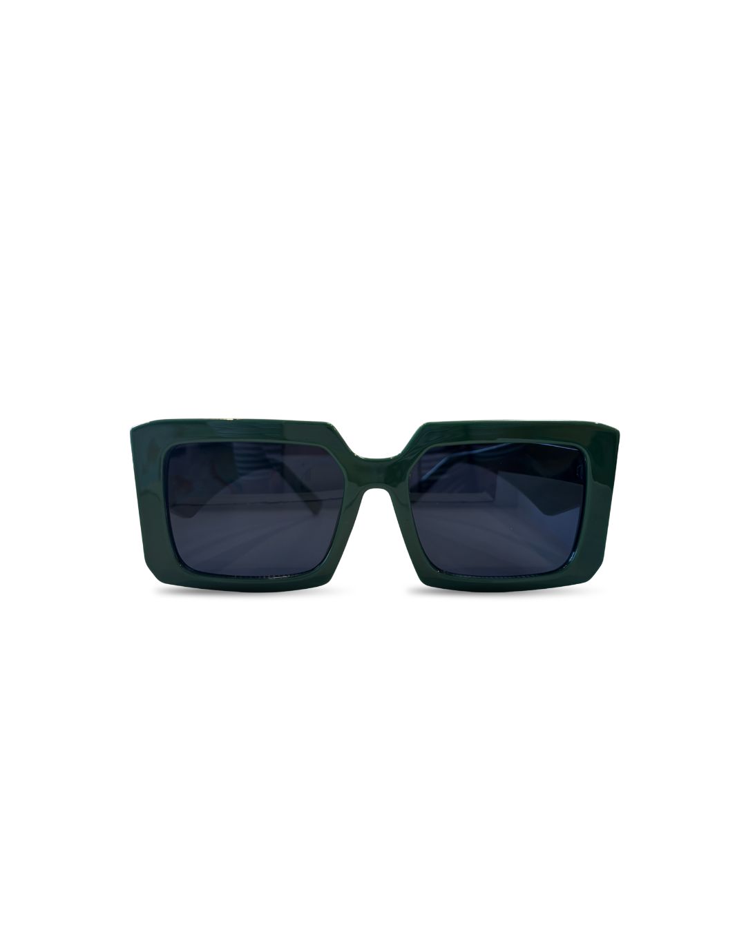Sparkle Sunglasses | Chunky Square | Green