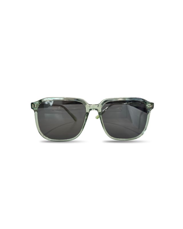 Sparkle Sunglasses | Thin Aviator | Light Green
