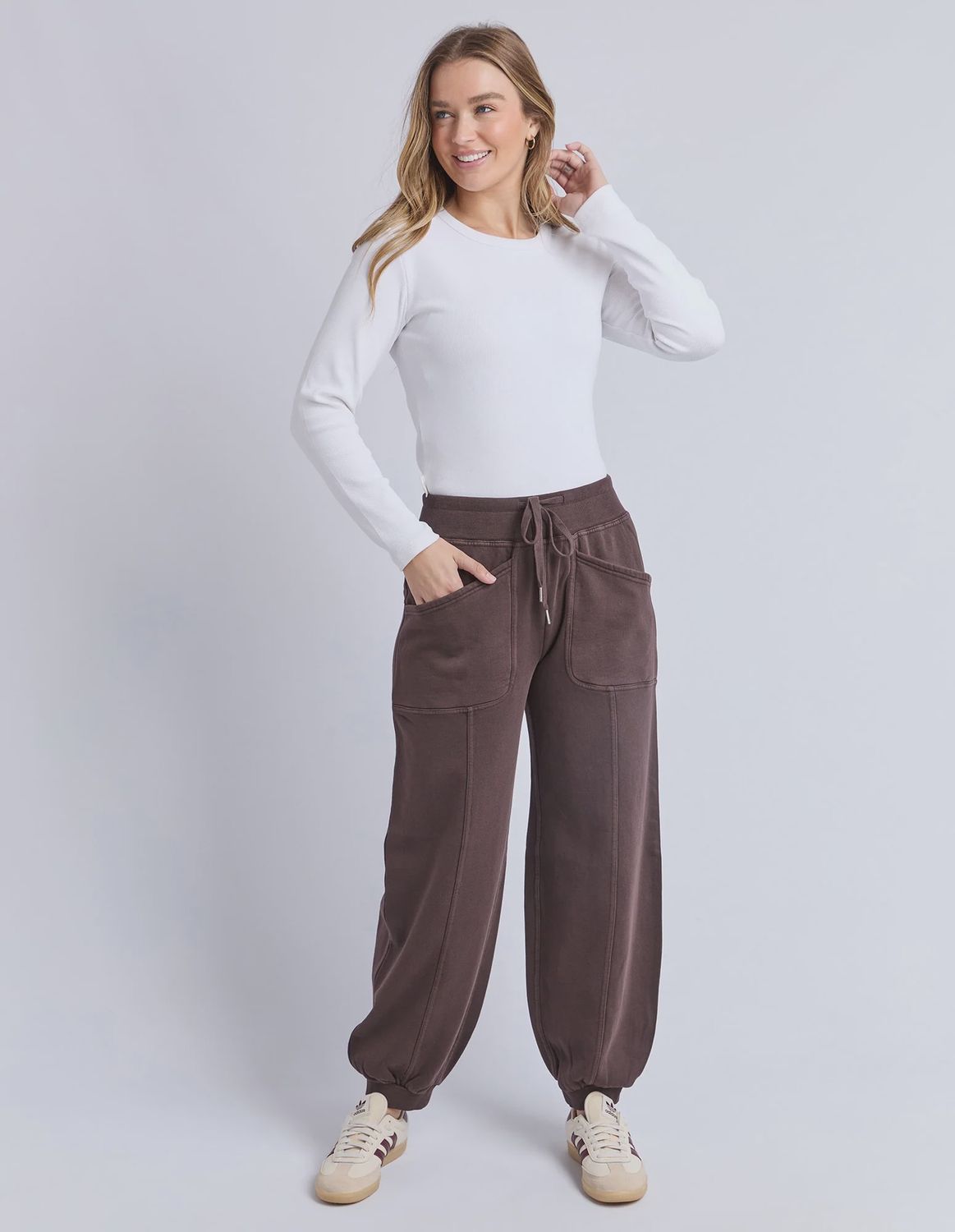 Foxwood | Leo Trackpant | Coffee