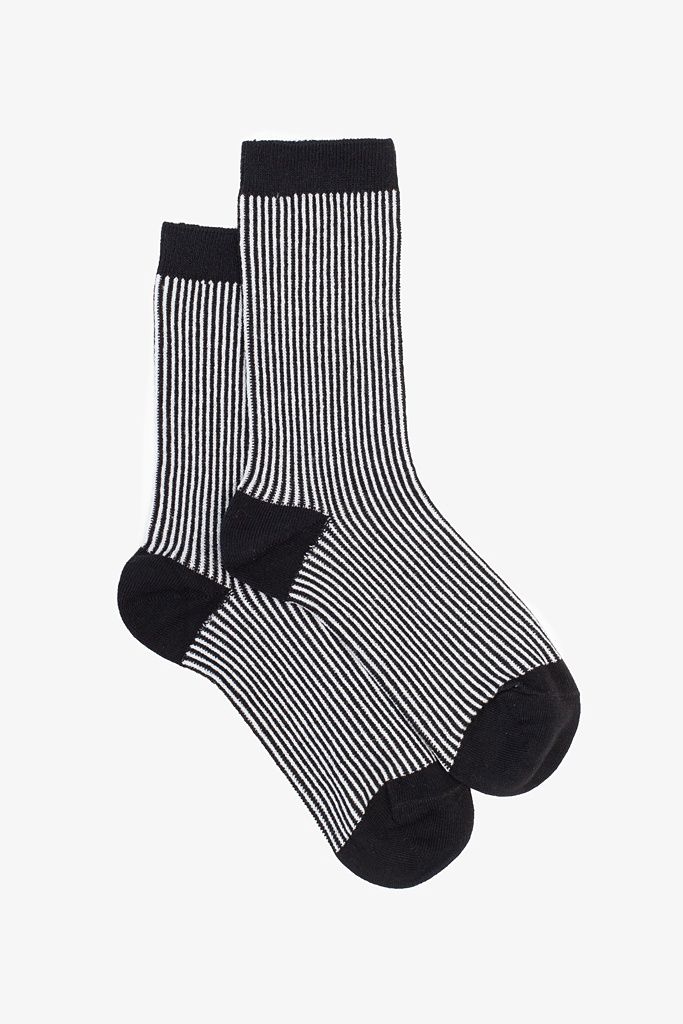Antler | Silver Line SocK | black