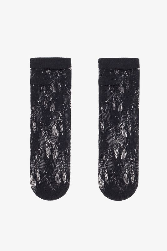 Antler | Shadow Lace Stocking Sock | Black
