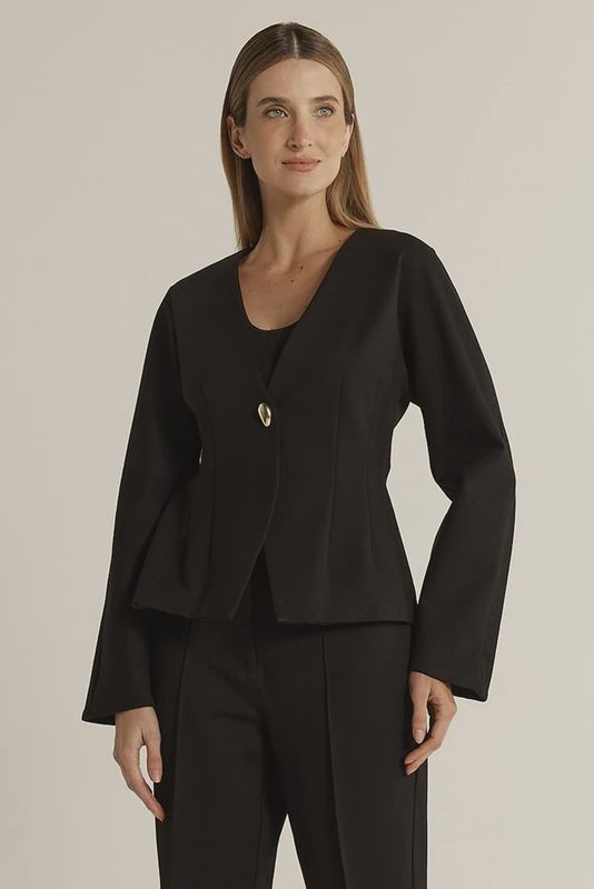 Fate and Becker | Pia Ponte Jacket | Black
