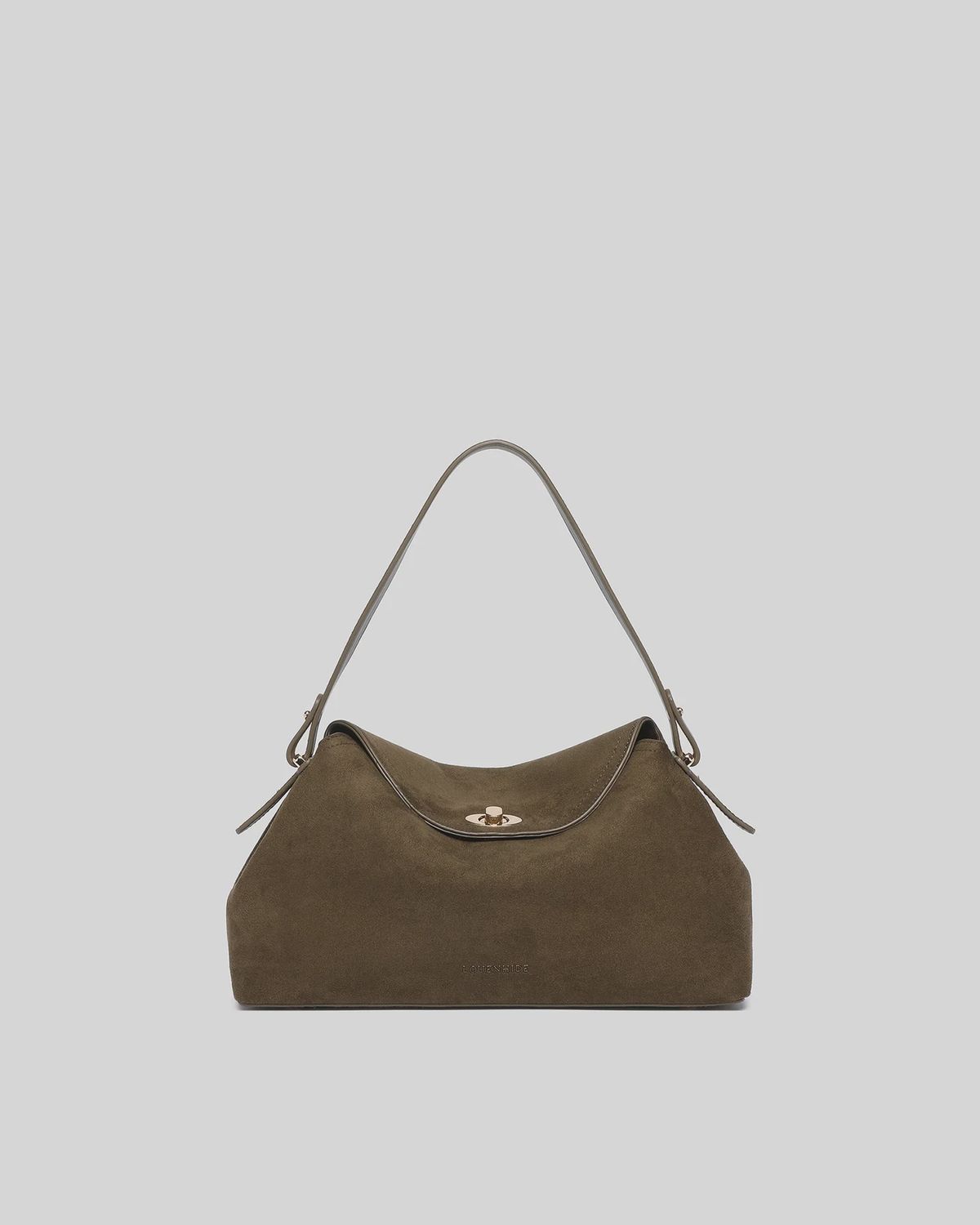 Louenhide | Nicole  Suedette Handbag | Olive