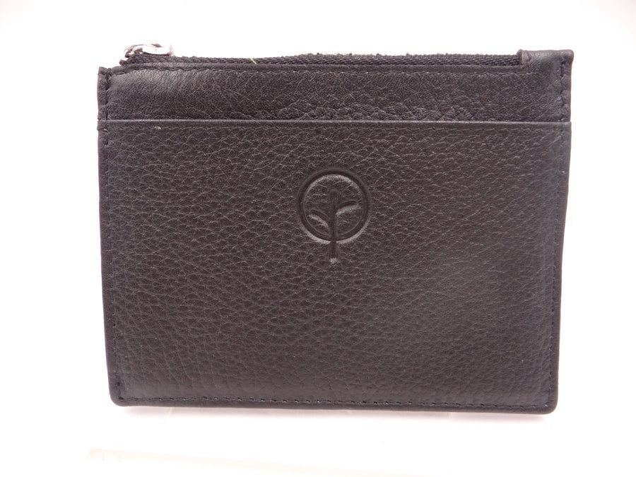 Second Nature | Leather Card Holder | Black