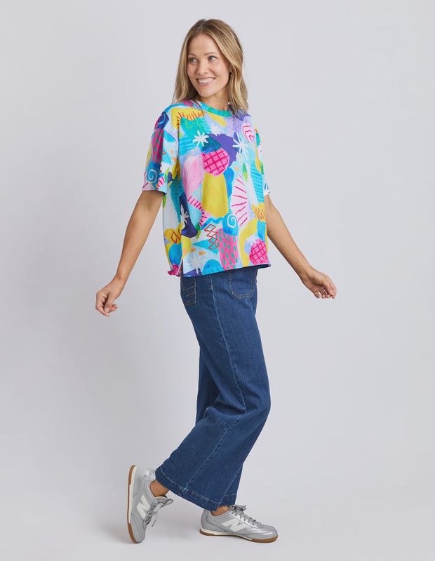 Elm | Party Pants Tee | Abstract Print