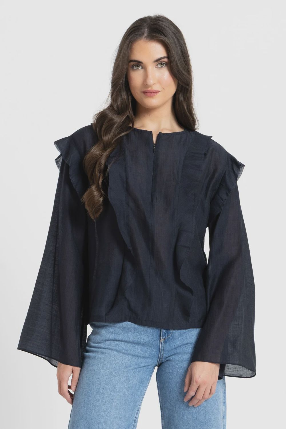 Leila + Luca | Promise Top | Navy