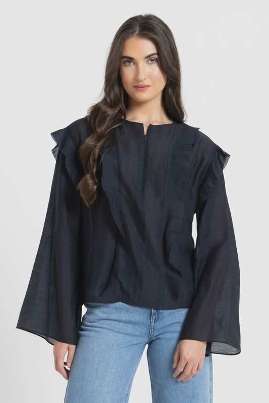 Leila + Luca | Promise Top | Navy