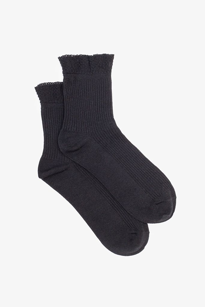 Antler | Sweet Trim Sock | Black