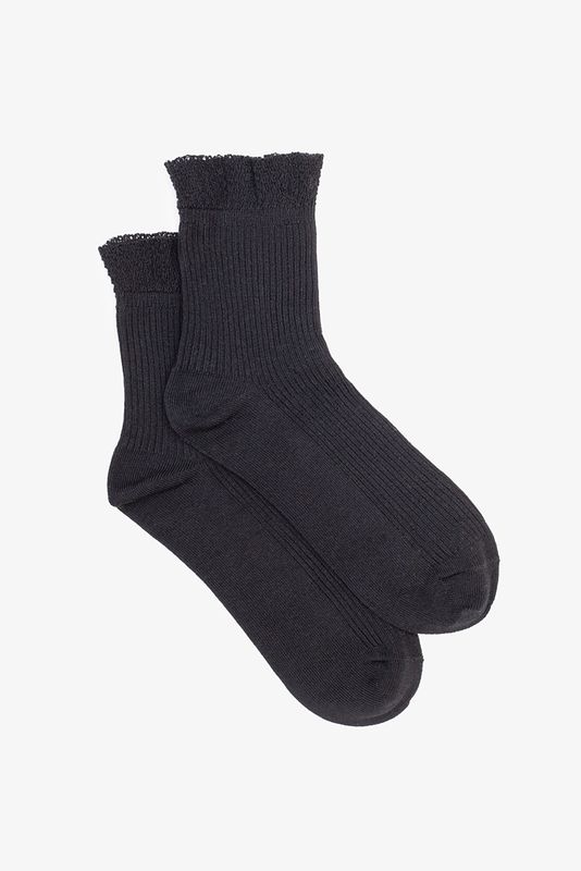 Antler | Sweet Trim Sock | Black