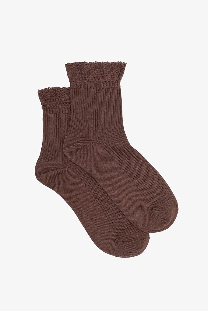 Antler | Sweet trim Sock | Choc