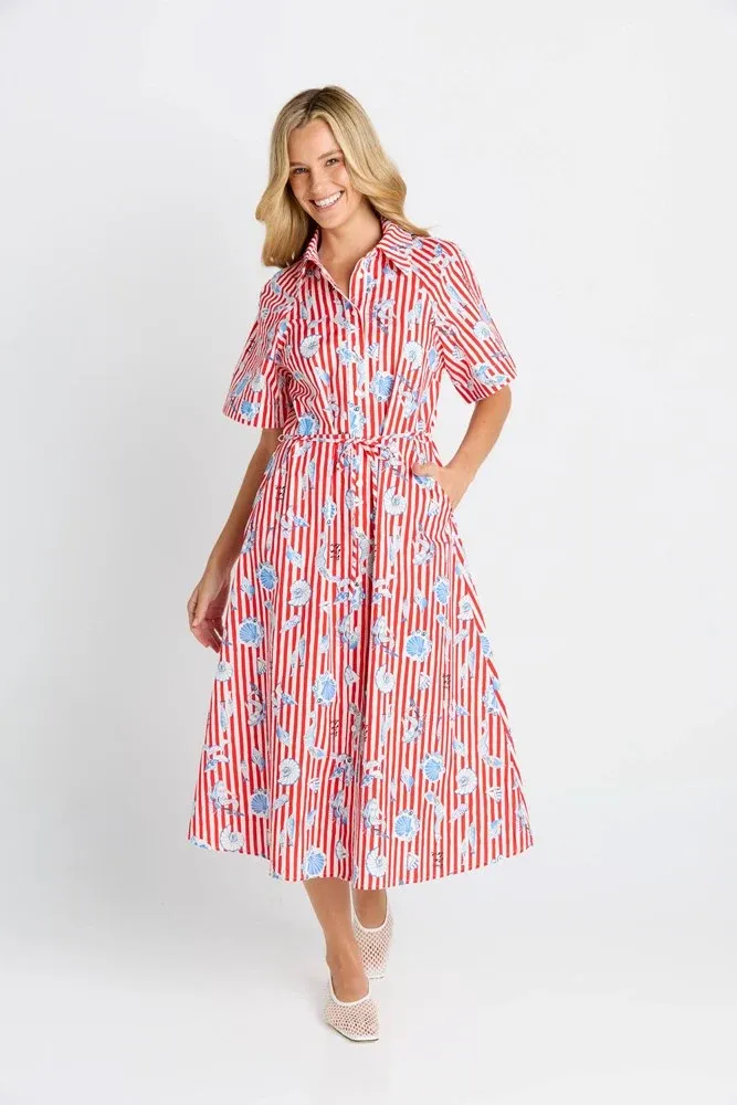Betty Basic | Amalfi Dress | Print Red