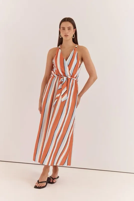Sass | Carlene Twisted Maxi Dress | Orange