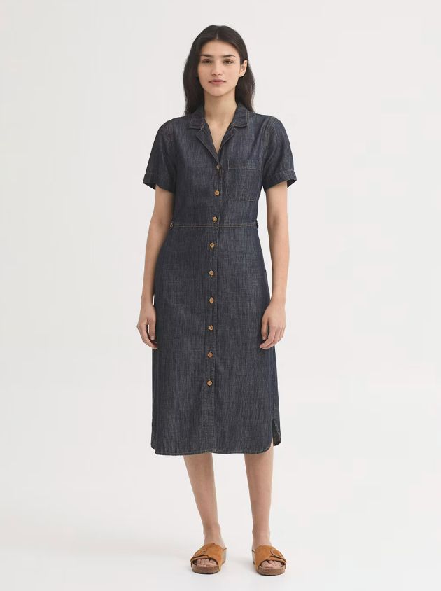 Nice Things | Denim Dress | Dark Denim
