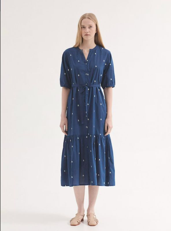 Nice Things | Embroidery Dress | Blue