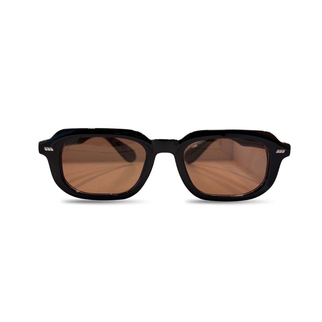 Sparkle Sunglasses | Chunky Square Frames | Dark Brown