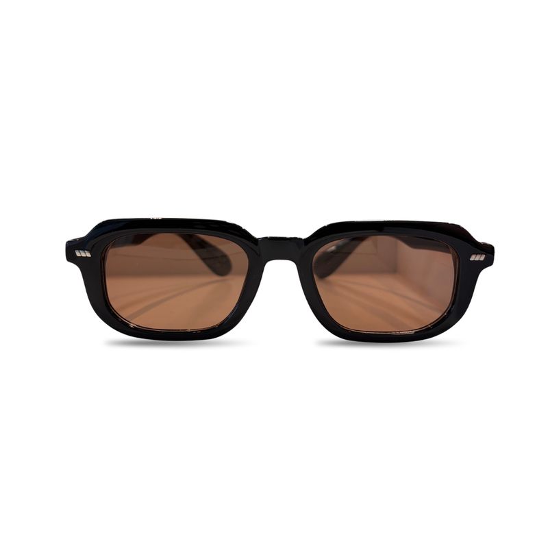 Sparkle Sunglasses | Chunky Square Frames | Dark Brown