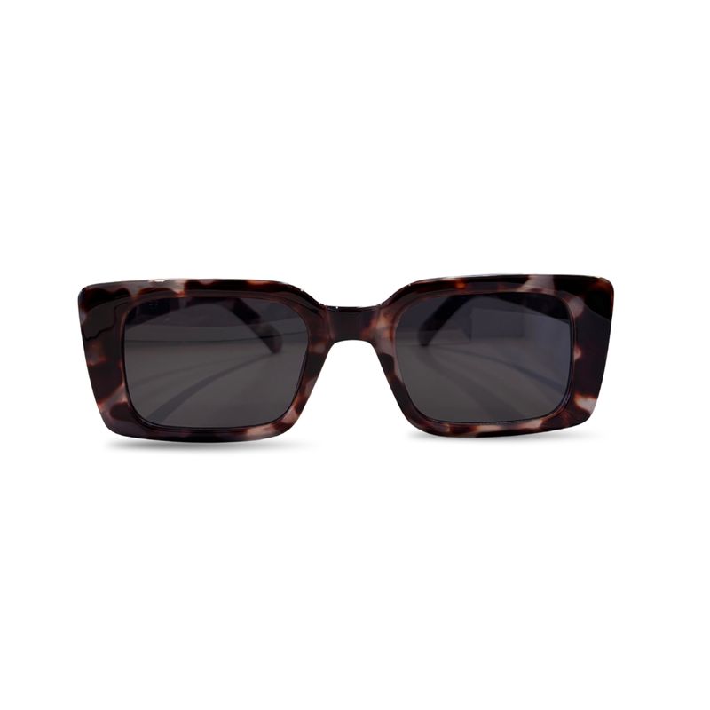 Sparkle Sunglasses | Chunky Square Frames | Jaguar Coffee