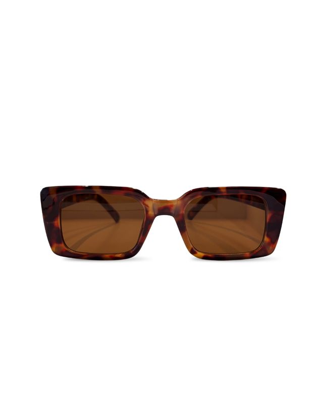 Sparkle Sunglasses | Chunky Square Frames | Jaguar Tort