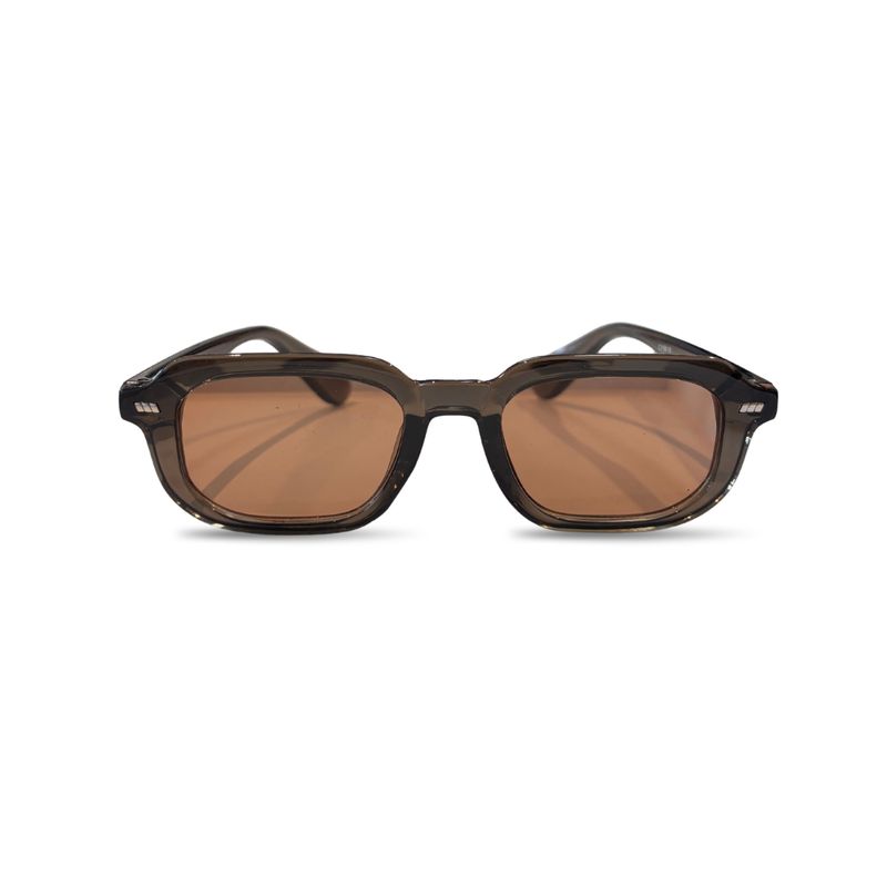 Sparkle Sunglasses | Chunky Square Frames | Light Brown