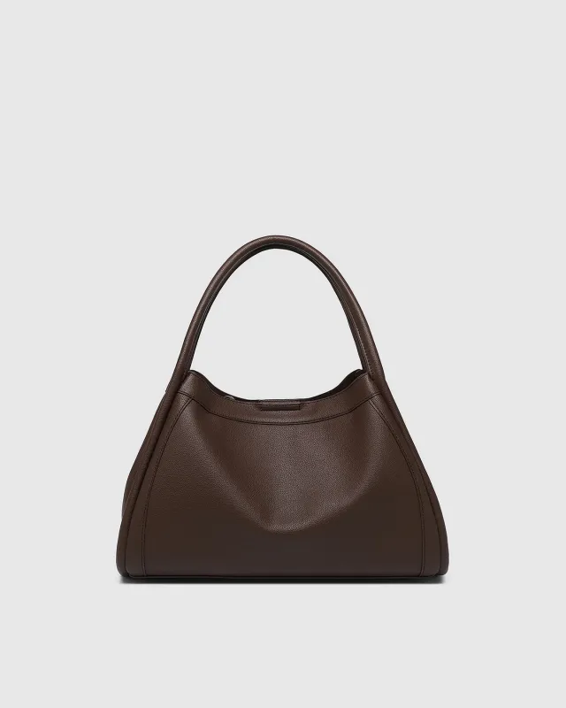 Louenhide | Mini Sutton Shoulder Bag | Chocolate