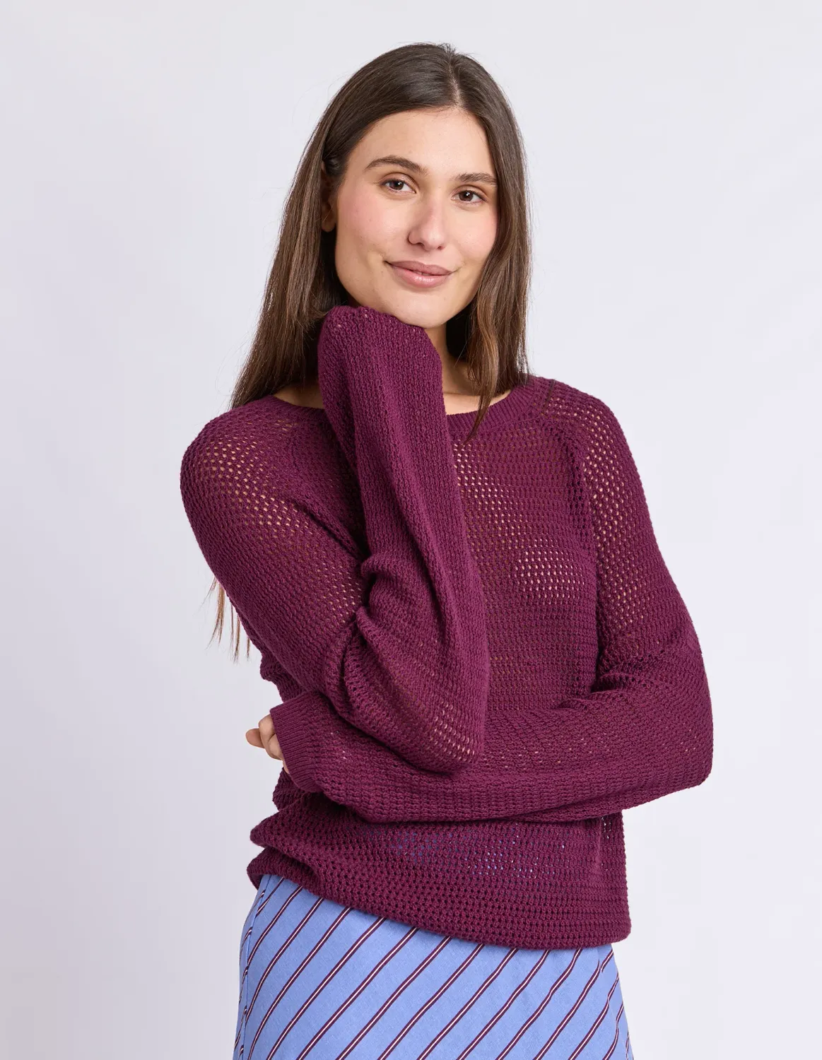 Foxwood | Remy Knit | Plum