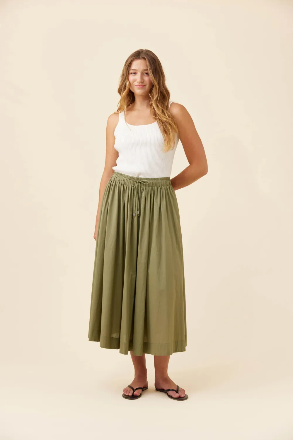 Isle Of Mine | Rosa Maxi Skirt | Sage