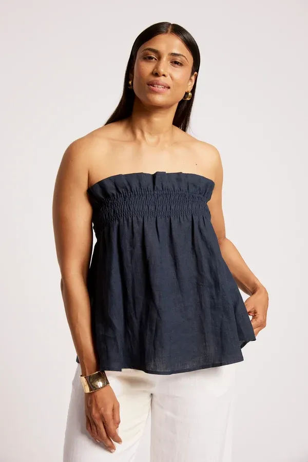 Eb + Ive | Cove Tank | Indigo