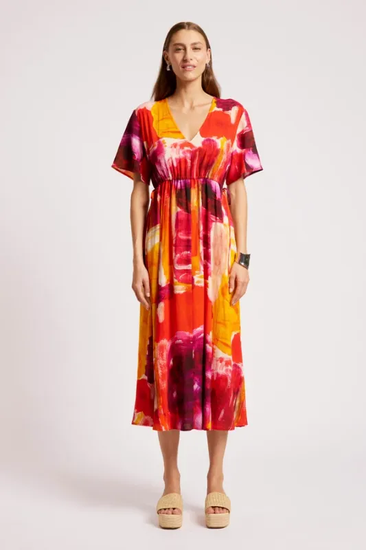 Eb + Ive | Palmera Tie Maxi Dress | Solara