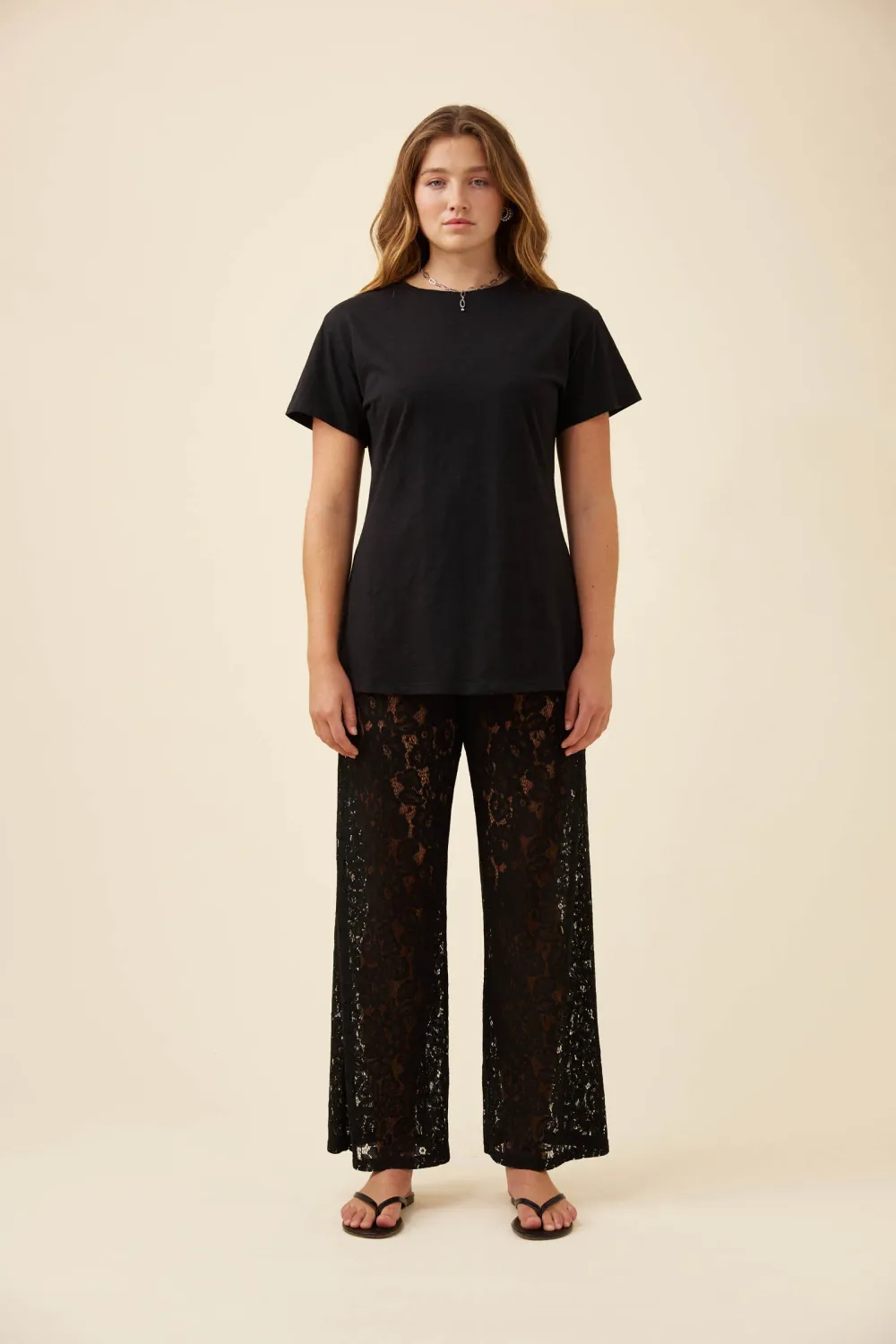 Isle Of Mine | Ethel Lace Pant | Black