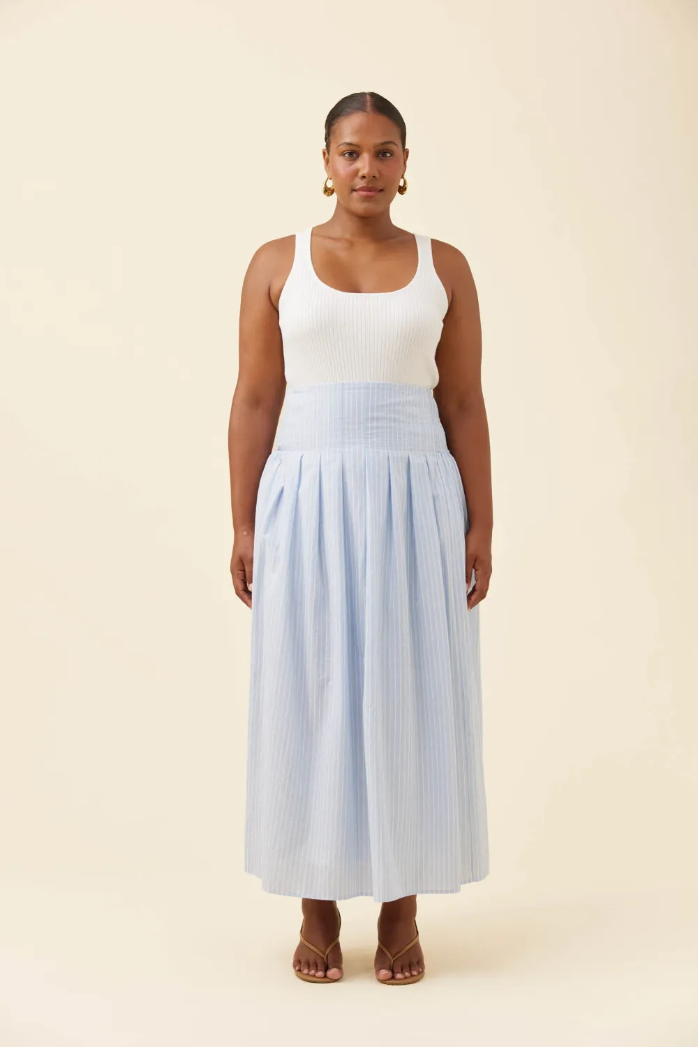 Isle Of Mine | Lyndell Maxi Skirt | Light Blue