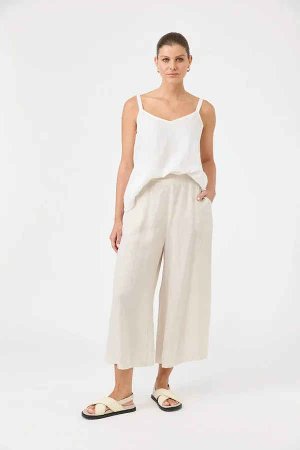 Eb &amp; Ive | Studio Crop Pant | Tusk