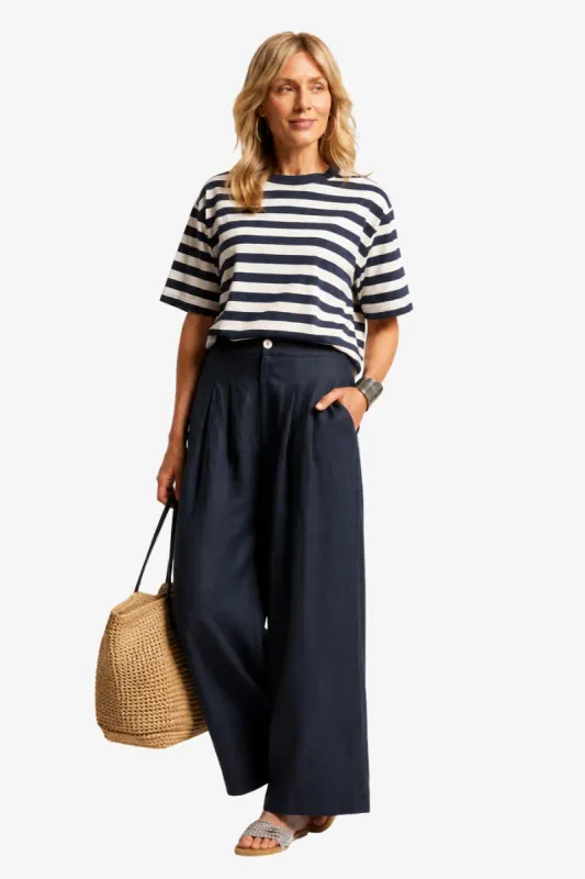 Eb &amp; Ive | Cove Palazzo Pant | Indigo