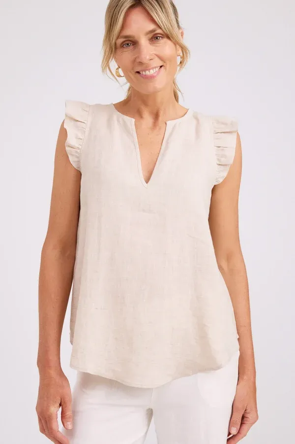 Eb &amp; Ive | Studio Frill Tank | Tusk