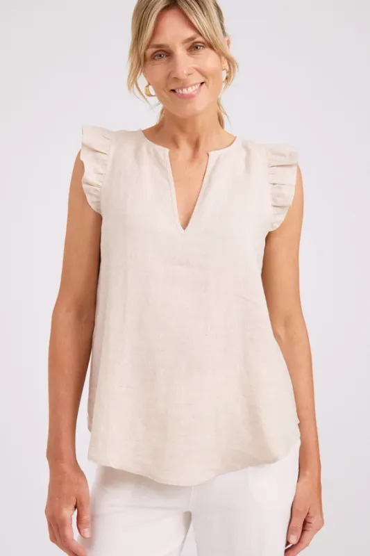 Eb &amp; Ive | Studio Frill Tank | Tusk