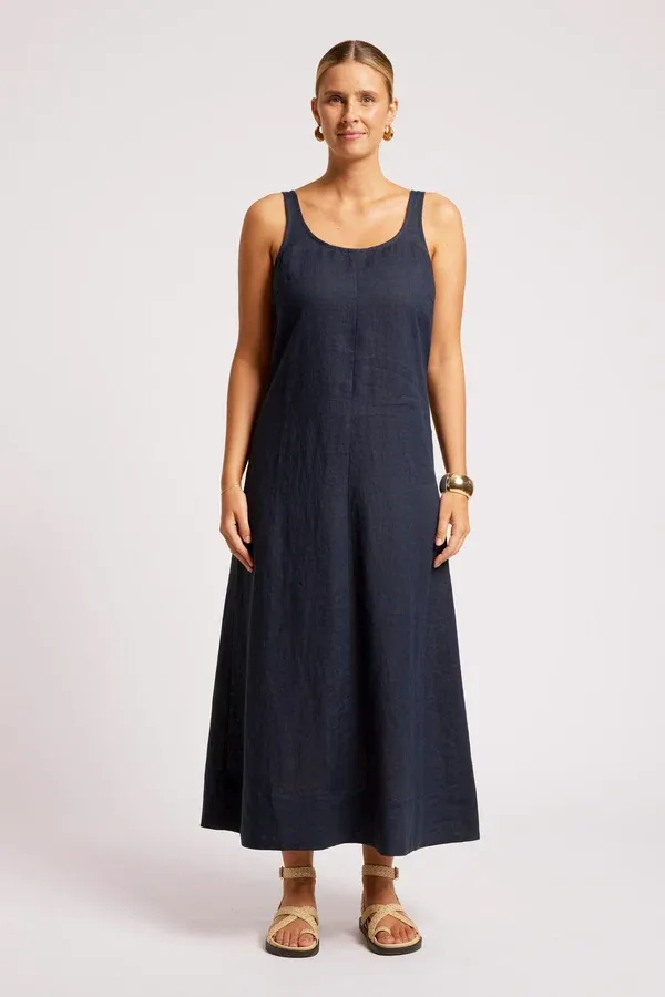 Eb &amp; Ive | Cove Tank Maxi Dress | Indigo