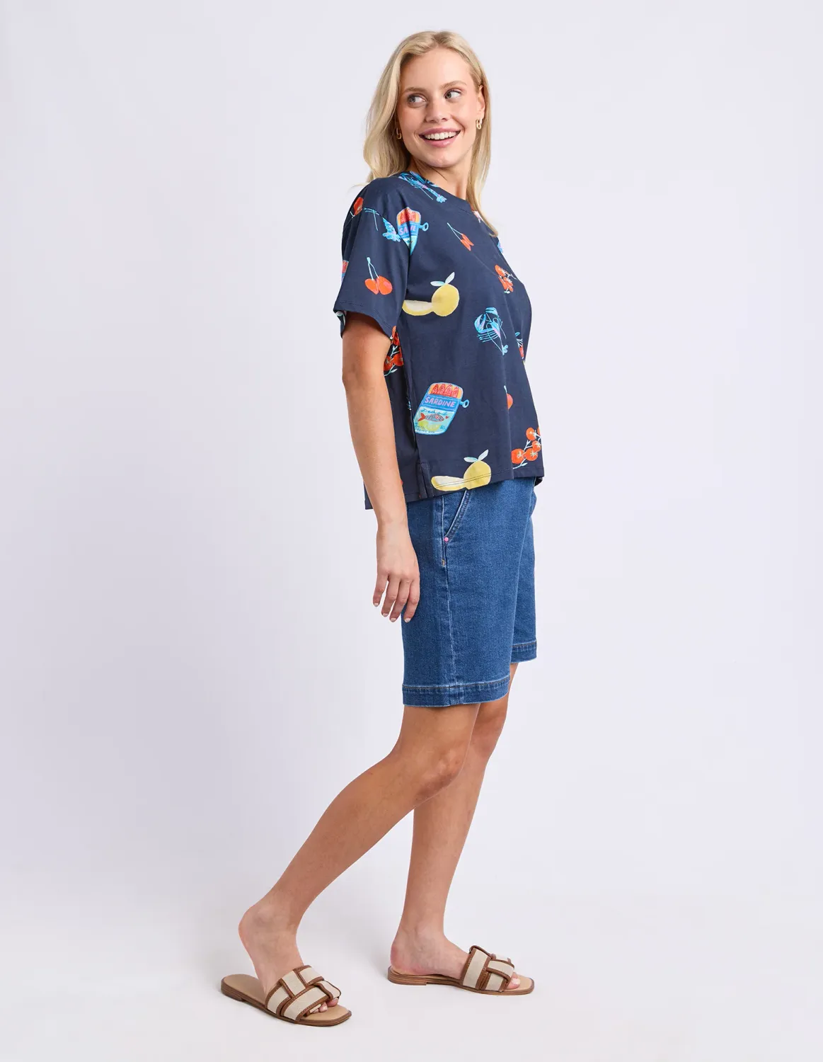 Elm | Market Tee | Navy