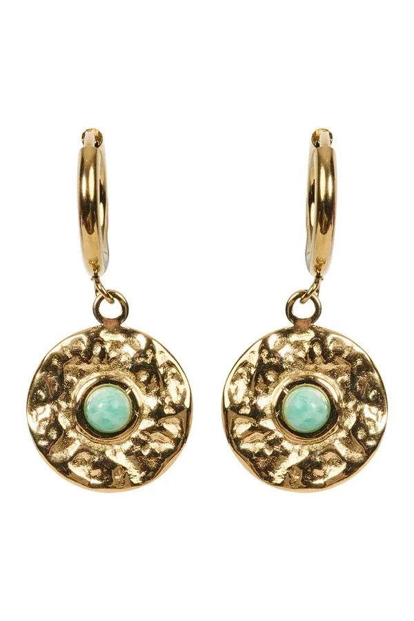 Eb + Ive | Heritage Earring |  Aqua Eye