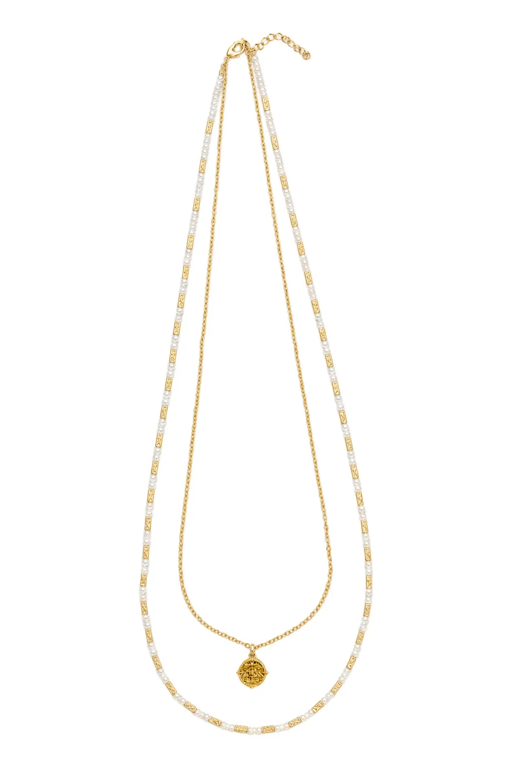 Isle of Mine | Frida Necklace | Gold/White