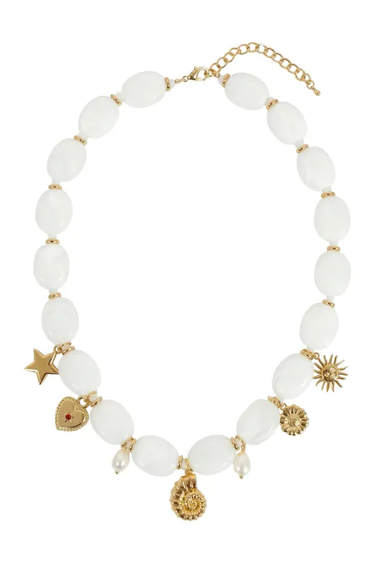 Haven | Positano Necklace | White