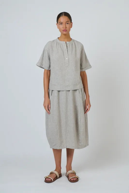 Naturals By Olive et Julie | Linen Skirt | Mousse