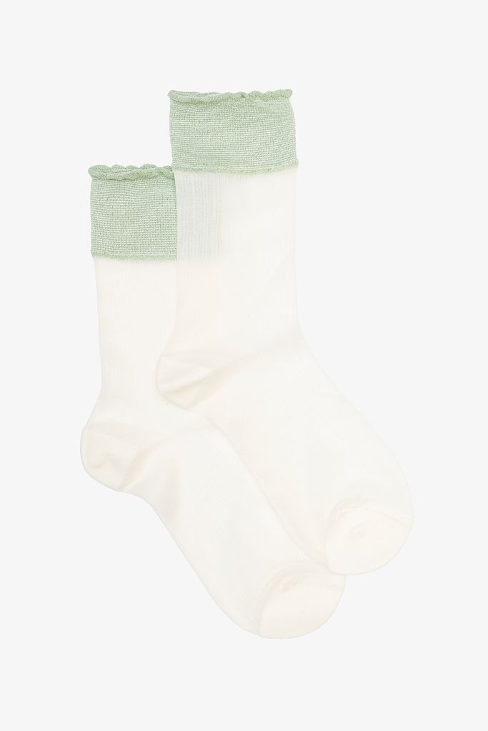 Antler | Sheer Sock | Mint Top