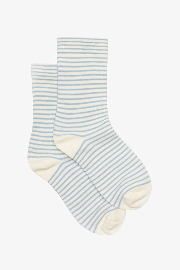 Antler | Pinstripe Sock | Periwinkle