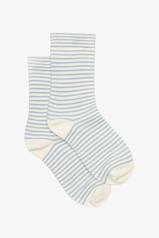 Antler | Pinstripe Sock | Periwinkle