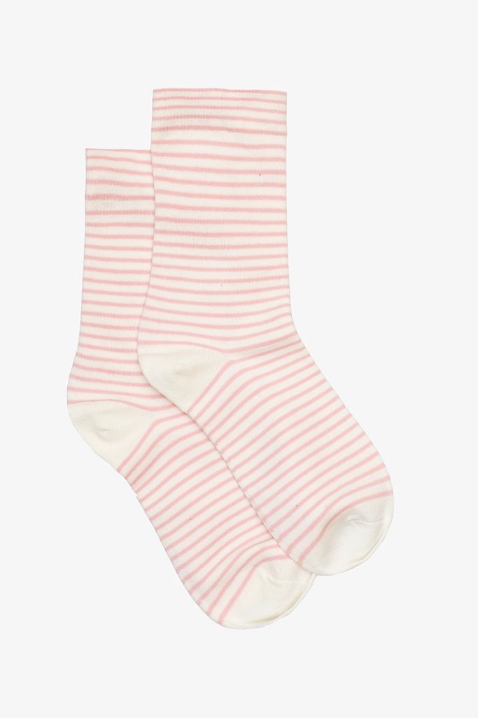 Antler | Pinstripe Sock | Blush