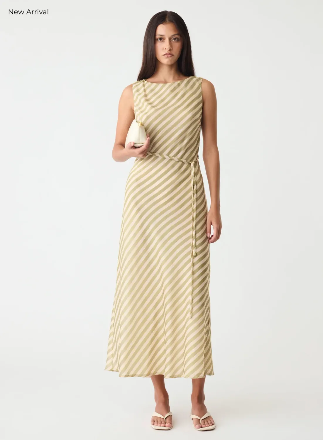 Esmaee | Sahara Maxi Dress | Sage Stripe