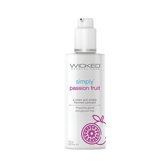 Wicked Simply Water-Based Lube - Passion Fruit, Size: 2 oz